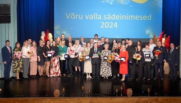 Võru vald tunnustas sädeinimesi